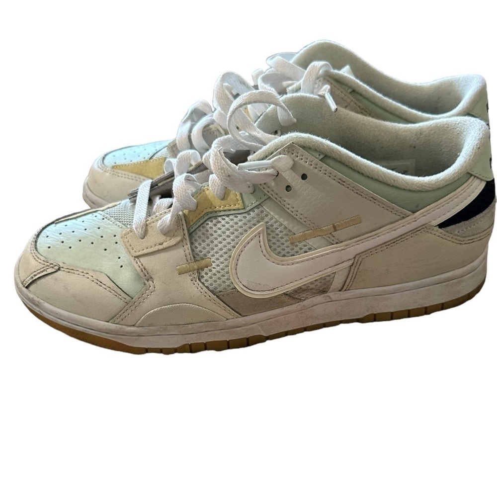 Nike Dunk Low Scrap Sea Glass Sail White Beige Gum Brown Size 9.5